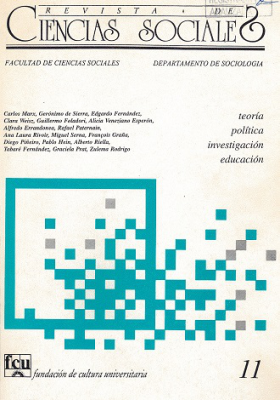 Revista de Ciencias Sociales, Año 10 N°11 (1996) - 1996