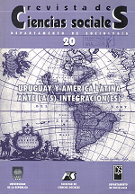 Revista de Ciencias Sociales, [Año 15] N°20 (2002) - Jun. 2002 - Uruguay y América Latina ante la(s) integración(es)