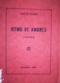 Ritmo de amores : versos