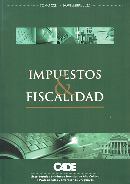 Revista CADE : Impuestos & Fiscalidad, T.XXII - Nov. 2022