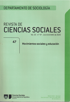 Revista de Ciencias Sociales, Vol. 33 Nº47 (2020) - Jul. - Dic. 2020 - Movimientos sociales y educación