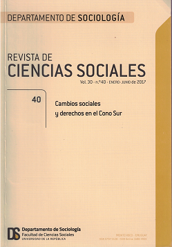 Revista de Ciencias Sociales, Vol. 30 Nº40 (2017) - Ene. - Jun. 2017 - Cambios sociales y derechos en el Cono Sur