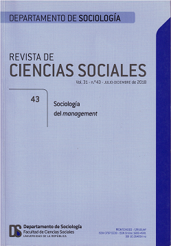 Revista de Ciencias Sociales, Vol. 31 Nº43 (2018) - Jul. - Dic. 2018 - Sociología del management