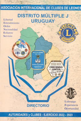 Distrito Múltiple J Uruguay : directorio, autoridades y clubes ; ejercicio 2022-2023