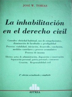 La inhabilitación en el Derecho Civil