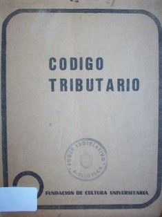 Código Tributario