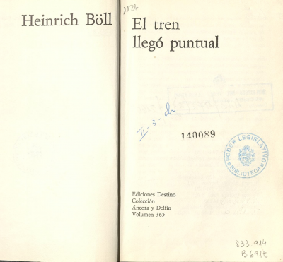 El tren lleg&oacute; puntual.