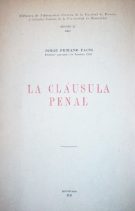 La cláusula penal