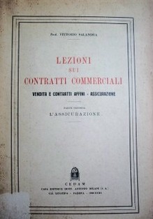 Lezioni sui contratti commerciali