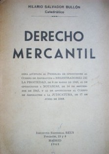 Derecho mercantil