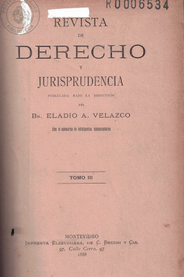 Revista de Derecho y Jurisprudencia