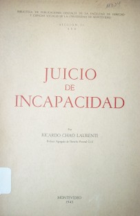 Juicio de incapacidad