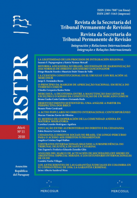 RSTPR, Año 6 Nº11 (2018) - Abr. 2018