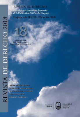 Revista de Derecho, Año 14 Nº18 (2018) - Dic. 2018