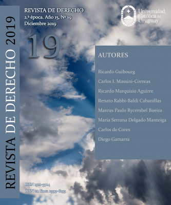 Revista de Derecho, Año 15 Nº19 (2019) - Jul. 2019