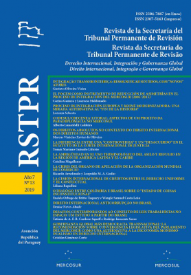 RSTPR, Año 7 Nº13 (2019) - Mar. 2019