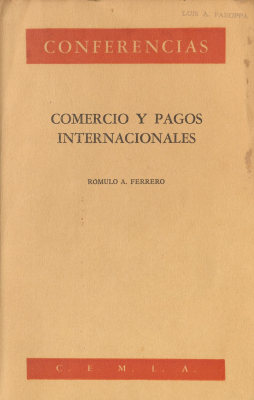 Comercio y pagos internacionales