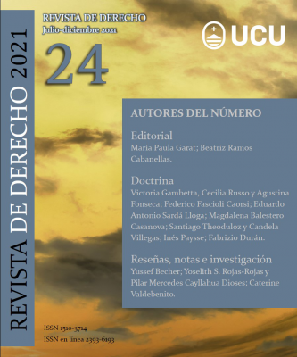 Revista de Derecho, Nº24 (2021) - Jul. - Dic. 2021