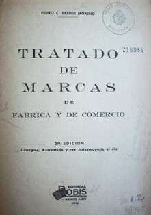 Tratado de marcas de fábrica y de comercio