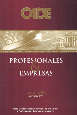 Revista CADE : Profesionales & Empresas, T.LXIX - Ago. 2023