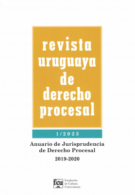 Revista Uruguaya de Derecho Procesal, Nº1 (2023) - 2019-2020