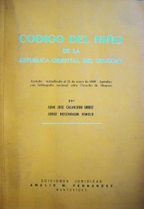 Código del Niño de la República Oriental del Uruguay