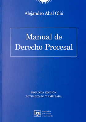 Manual de derecho procesal