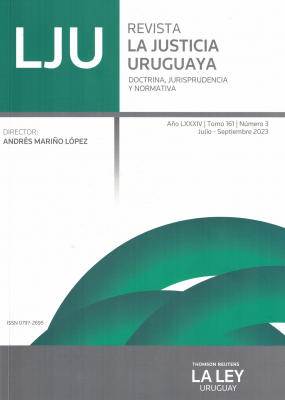 La Justicia Uruguaya, T.161 Nº3 - Jul. - Sep. 2023