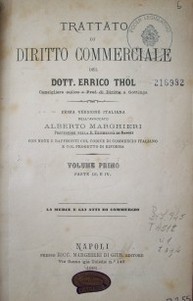 Trattato di Diritto Commerciale