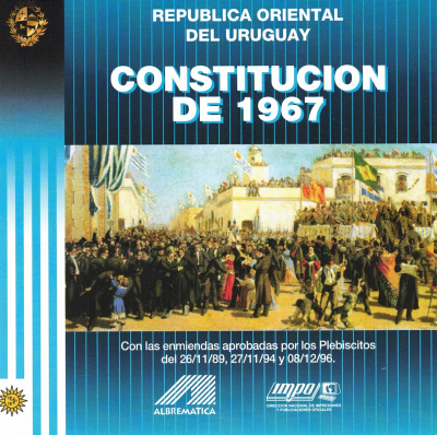 Constitución de 1967 : con las enmiendas aprobadas por los Plebiscitos del 26/11/89, 27/11/94 y 08/12/96