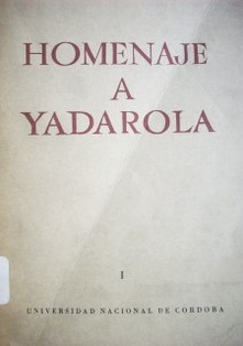 Homenaje al Dr. Mauricio L. Yadarola