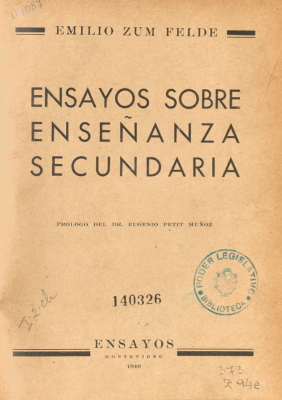 Ensayos sobre enseñanza secundaria