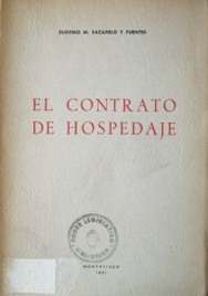El contrato de hospedaje