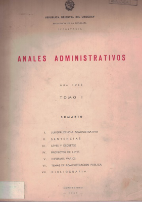 Anales administrativos