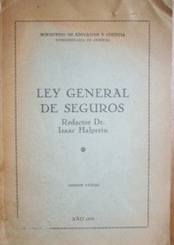 Ley General de Seguros