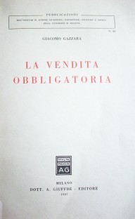 La vendita obbligatoria