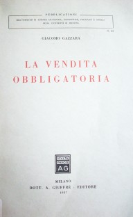 La vendita obbligatoria