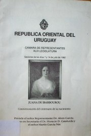 Juana de Ibarbouru : conmemoración del centenario de su nacimiento