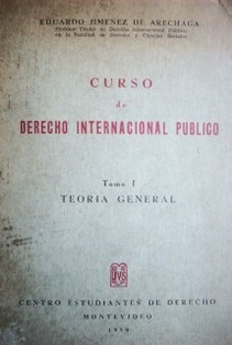 Curso de Derecho Internacional Público