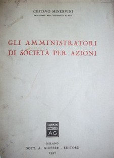 Gli amministratori di società per azioni