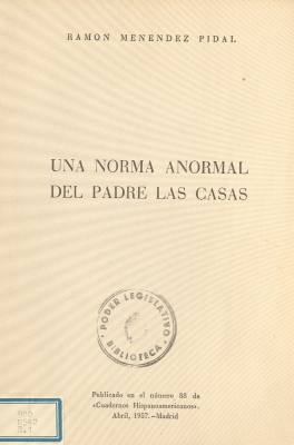 Una norma anormal del Padre Las Casas