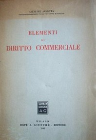 Elementi di diritto commerciale