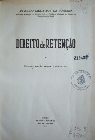 Direito de Retenção