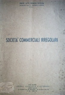 Società commerciali irregolari