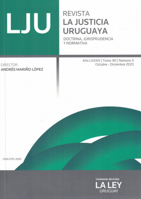 La Justicia Uruguaya, T.161 Nº4 - Oct. - Dic. 2023