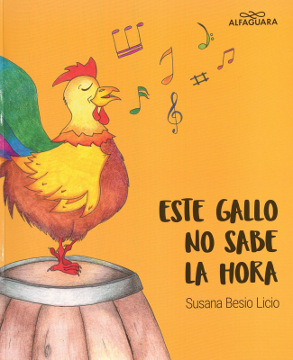 Este gallo no sabe la hora