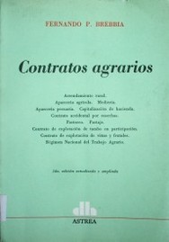 Contratos agrarios