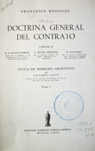 Doctrina general del contrato