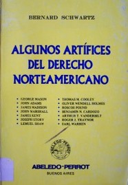 Algunos artífices del derecho norteamericano