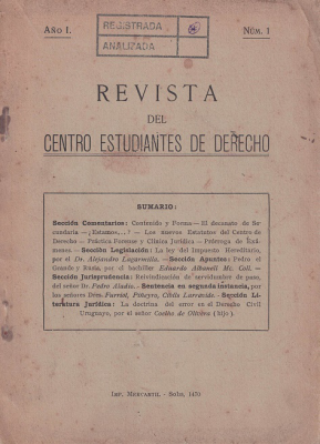 Revista del Centro Estudiantes de Derecho